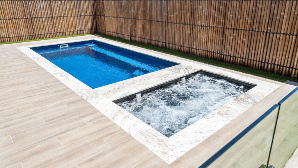 smaller spaces ideal for plunge pools
