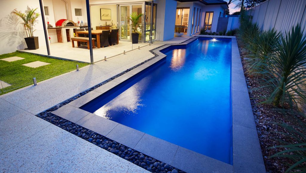 Lap Pool 12.2m x 3.45m Pacific Shimmer Walter Road - Melbourne ...