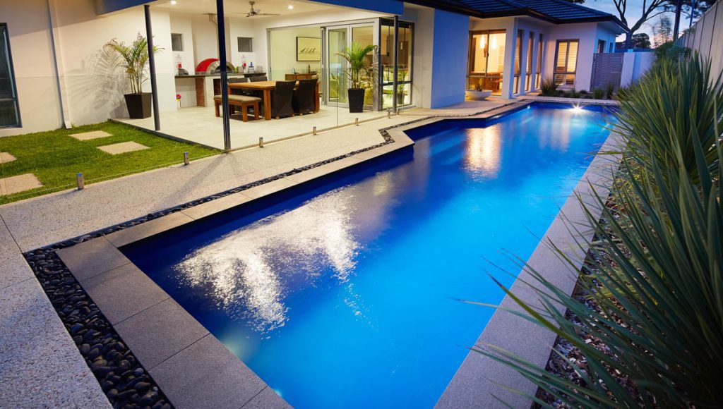 Lap Pool 12.2m x 3.45m Pacific Shimmer Walter Road - Melbourne ...