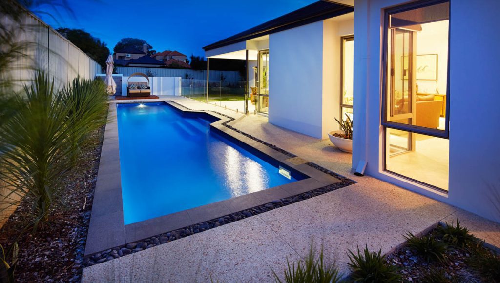 Lap Pool 12.2m x 3.45m Pacific Shimmer Walter Road - Melbourne ...